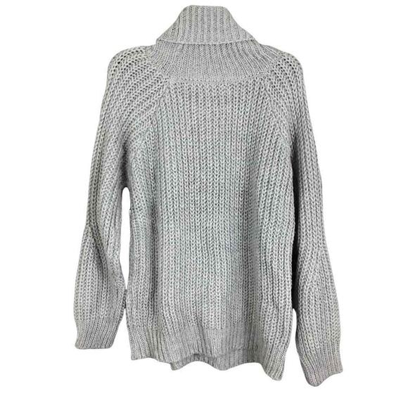 Cloth By Design Women’s M Gray Knit Pullover Turtleneck Sweater Long Sleeve NWT - Picture 6 of 16